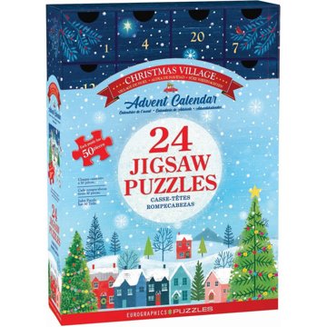 

Eurographics Puzzle adventní kalendář: vánoční vesnice 24 × 50 dílků