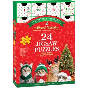 

Eurographics Puzzle adventní kalendář: vánoční vousky 24 × 50 dílků