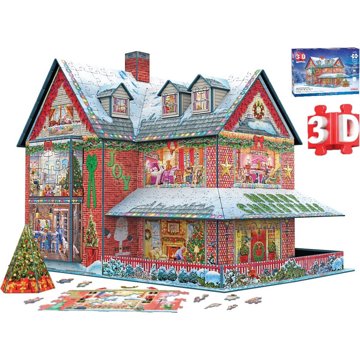 

Eurographics 3D puzzle vánoční chaloupka 1100 dílků