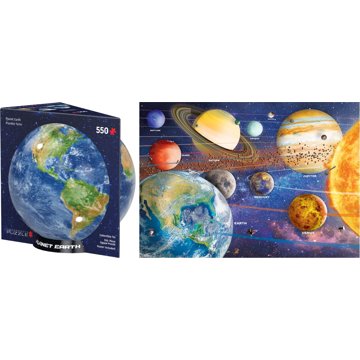 

Eurographics Puzzle v plechové krabičce planety 550 dílků