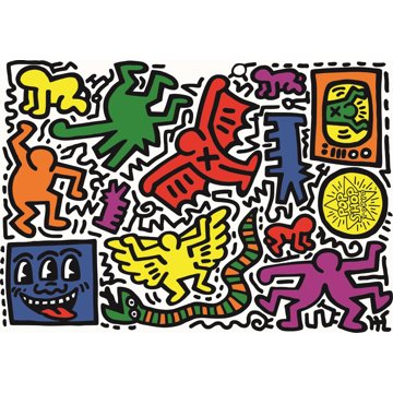 

Clementoni Puzzle Novo Art Series: Keith Haring 1000 dílků