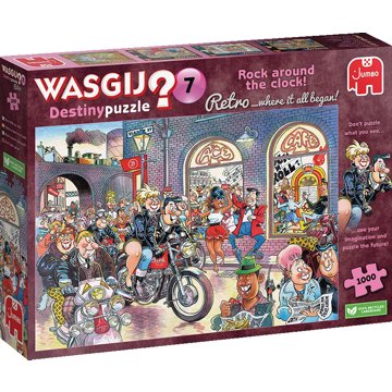 

Jumbo Puzzle Wasgij Destiny 7: Rock around the Clock! 1000 dílků