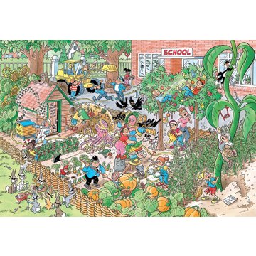 

Jumbo Puzzle JvH Junior 18: Školní zahrada 360 dílků