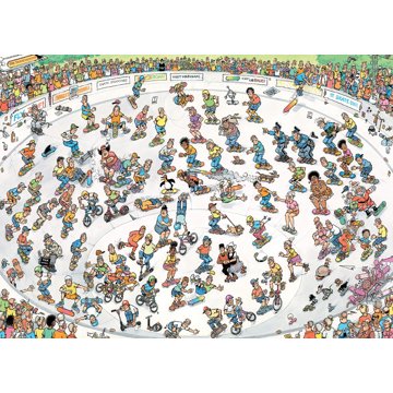 

Jumbo Puzzle JvH Jízda na dráze 1000 dílků