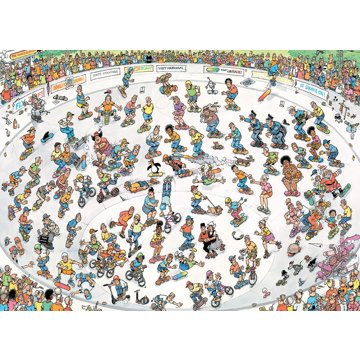 

Jumbo Puzzle JvH Jízda na dráze 2000 dílků