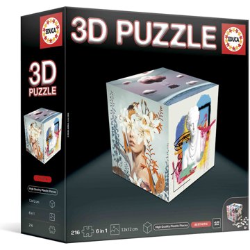 

Educa 3D Puzzle kostka Estetika 216 dílků