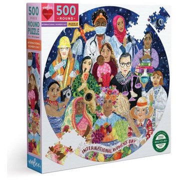 

Eeboo Kulaté puzzle Mezinárodní den žen 500 dílků