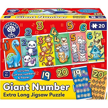 Orchard Toys Vzdělávací puzzle Velká čísla