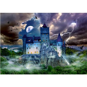 

ENJOY Puzzle Strašidelná noc na Drákulově hradě 1000 dílků