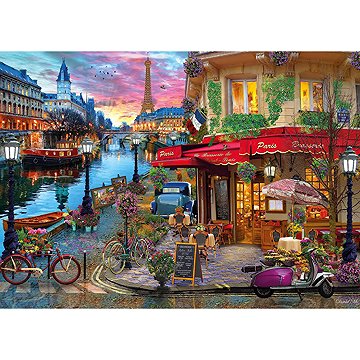 

GIBSONS Puzzle Západ slunce nad Seinou XL 500 dílků