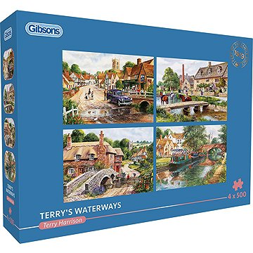 

GIBSONS Puzzle Terry's Waterways 4 × 500 dílků