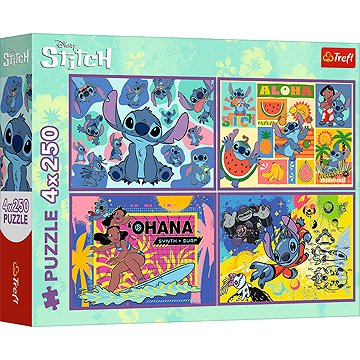Trefl Stitch 4 × 250 dílků puzzle od výrobce Trefl Trefl Stitch 4 × 250 dílků
