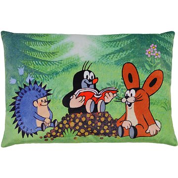 

Polštář Krtek 32x21cm, čtenáři