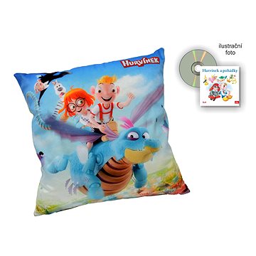

Polštář+CD Hurvínek 30x30, Drak