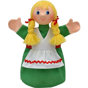 

Mařenka 27cm zelená, maňásek