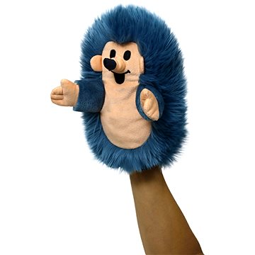 

Ježek 23cm modrý, maňásek (Krtek)