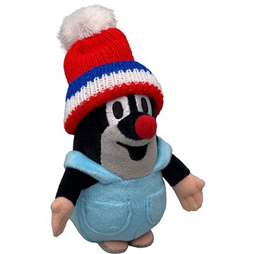 

Krtek 14cm v kalhotkách, kulich červená trikolora