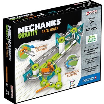 Mechanics Gravity 67 dílků - Magnetická stavebnice