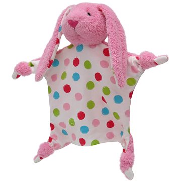 

Králík 30 cm růžový, uzlíkový maňásek