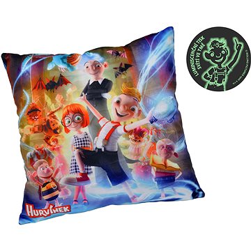 

Polštář 30x30 cm Hurvínek luminiscenční, Loutky