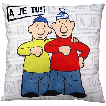 

Polštář 30x30 cm, Pat a Mat, A je to!