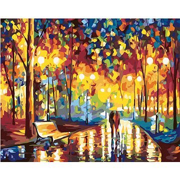 

Diamondi - V DEŠTI, 40x50 cm, bez rámu a bez vypnutí plátna