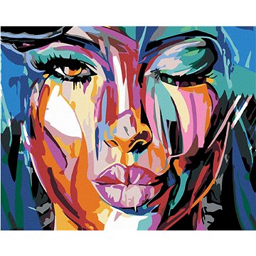 

Diamondi - POMALOVANÁ KRÁSKA, 40x50 cm, vypnuté plátno na rám
