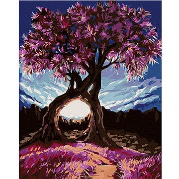 

Diamondi - Diamantové malování - ROMANTICKÉ STROMY, 40x50 cm, Vypnuté plátno na rám