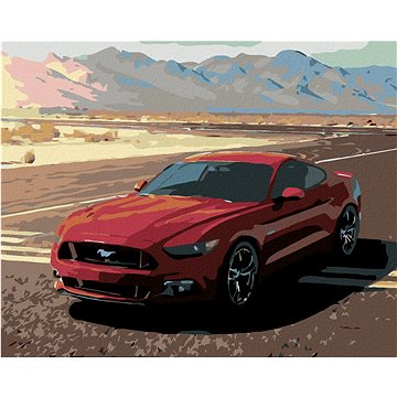 

Diamondi - MUSTANG, 40x50 cm, bez rámu a bez vypnutí plátna