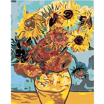 

Diamondi - SLUNEČNICE (VAN GOGH), 40x50 cm, vypnuté plátno na rám
