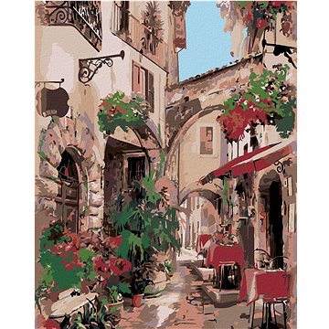 

Diamondi - ITALSKÁ ULIČKA, 40x50 cm, bez rámu a bez vypnutí plátna