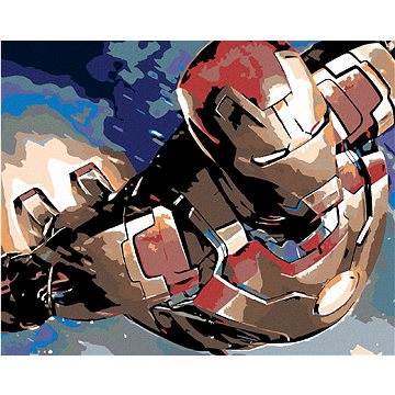 

Diamondi - Diamantové malování - IRON MAN, 40x50 cm, Vypnuté plátno na rám