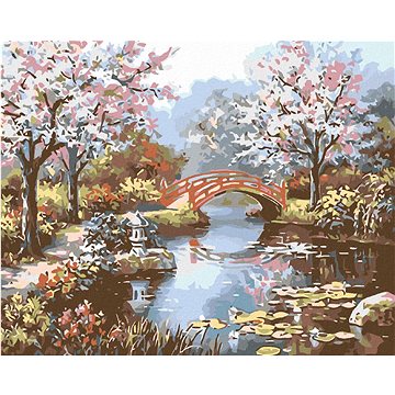

Diamondi - JAPONSKÁ ZAHRADA, 40x50 cm, bez rámu a bez vypnutí plátna