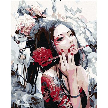 

Diamondi - MALÍŘKA Z JAPONSKA, 40x50 cm, bez rámu a bez vypnutí plátna