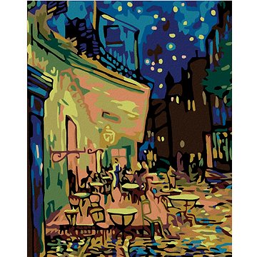 

Diamondi - NOČNÍ KAVÁRNA (VAN GOGH), 40x50 cm, vypnuté plátno na rám