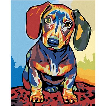 

Diamondi - ABSTRAKT JEZEVČÍK, 40x50 cm, bez rámu a bez vypnutí plátna