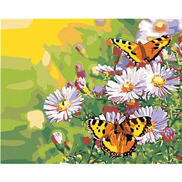 

Diamondi - MOTÝLCI NA KOPRETINÁCH, 40x50 cm, bez rámu a bez vypnutí plátna