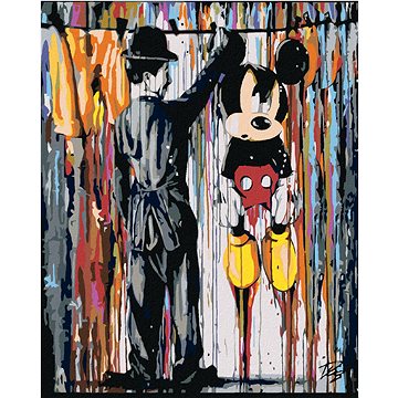 

Diamondi - MICKEY MOUSE, 40x50 cm, bez rámu a bez vypnutí plátna