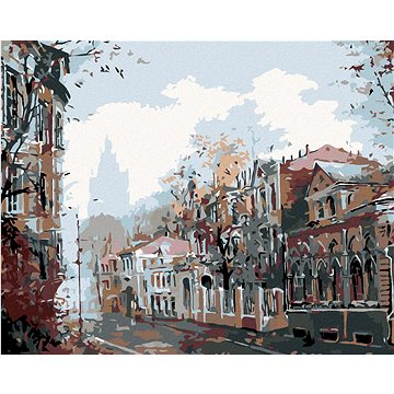 

Diamondi - TEMNÉ MĚSTEČKO, 40x50 cm, bez rámu a bez vypnutí plátna