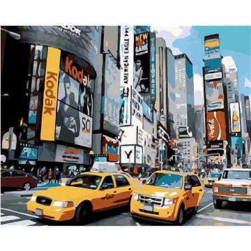 

Diamondi - ULICE V NEW YORKU, 40x50 cm, bez rámu a bez vypnutí plátna