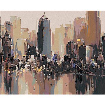

Diamondi - VĚŽÁKY VELKOMĚSTA, 40x50 cm, vypnuté plátno na rám