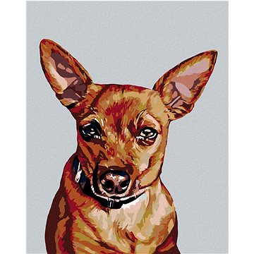 

Diamondi - TRPASLIČÍ PINČ, 40x50 cm, bez rámu a bez vypnutí plátna