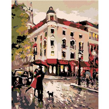 

Diamondi - SCHŮZKA NA ROHU, 40x50 cm, bez rámu a bez vypnutí plátna