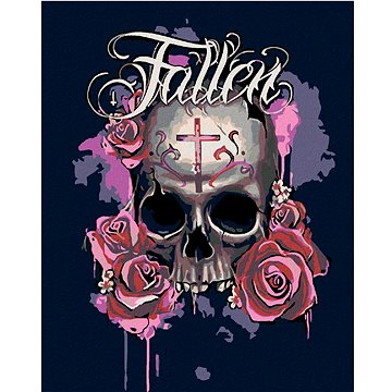 

Diamondi - PADLÁ LEBKA, 40x50 cm, bez rámu a bez vypnutí plátna