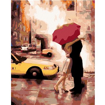 

Diamondi - ROMANTICKÉ SETKÁNÍ, 40x50 cm, bez rámu a bez vypnutí plátna