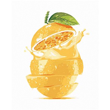 

Diamondi - CITRON, 40x50 cm, bez rámu a bez vypnutí plátna