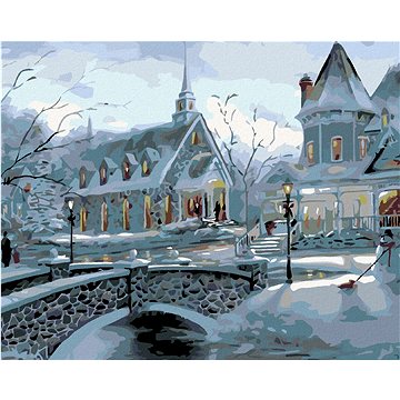 

Diamondi - Diamantové malování - VÁNOČNÍ POHODA, 40x50 cm, bez rámu a bez vypnutí plátna