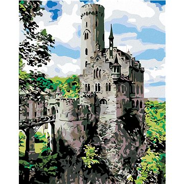 

Diamondi - RYTÍŘSKÝ HRAD, 40x50 cm, vypnuté plátno na rám