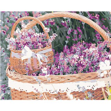 

Diamondi - LEVANDULOVÝ KOŠÍK, 40x50 cm, vypnuté plátno na rám