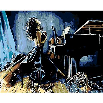 

Diamondi - UMĚLKYNĚ, 40x50 cm, bez rámu a bez vypnutí plátna
